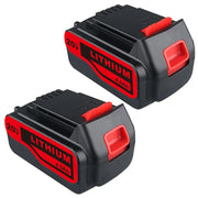 For Black and Decker 20V LB20 LBX20 LBXR20 Battery Replacement | 4.0Ah Lithium-Ion Battery 2 Pack | clearance - Triple-Batteries