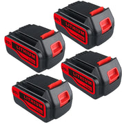 For Black and Decker 20V LB20 LBX20 LBXR20 Battery Replacement | 4.0Ah Lithium-Ion Battery 4 Pack | clearance | clearance - Triple-Batteries