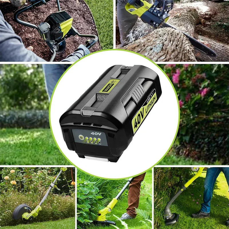 For Ryobi 40V Battery 8.0Ah replacement | OP4026 LITHIUM-ION Battery With led indicator 4 Pack - Triple-Batteries
