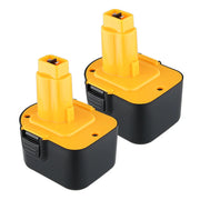 For Dewalt 12V XRP Battery Replacement | DC9071 4.8Ah Ni-Mh Battery 2 Pack - Triple-Batteries