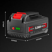 Ceenr 6.0Ah Battery For Black and Decker 20V Max 4 Pack | Replacement Model LBXR20, with LG Battery Cell (INR18650HG2) - Triple-Batteries