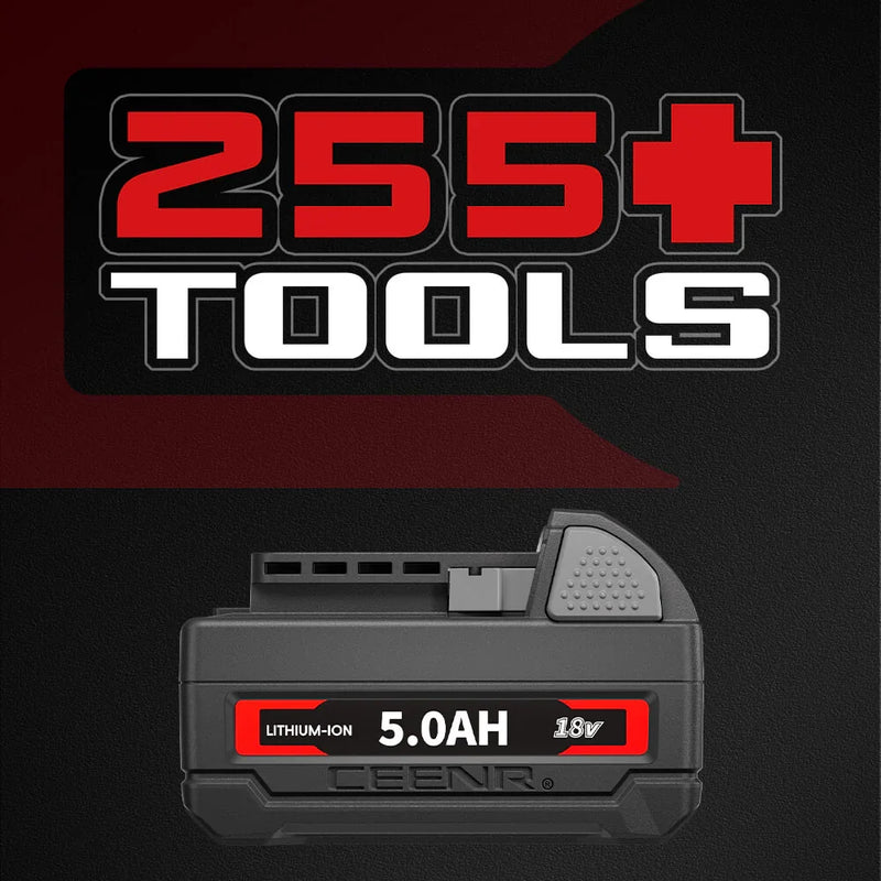 Ceenr 5.0Ah Battery For Milwaukee 18V 2 Pack | Replacement Model - Triple-Batteries