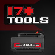 Ceenr 6.0Ah Battery For Porter Cable 18V(20V Max) 4 Pack | Replacement Model PCC685, with LG Battery Cell (INR18650HG2) - Triple-Batteries