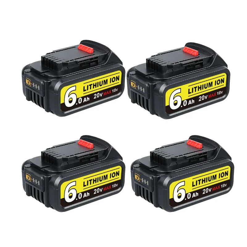 For DeWalt 20V Max XR Battery Replacement | DCB200 6.0Ah 4 Pack | clearance - Triple-Batteries