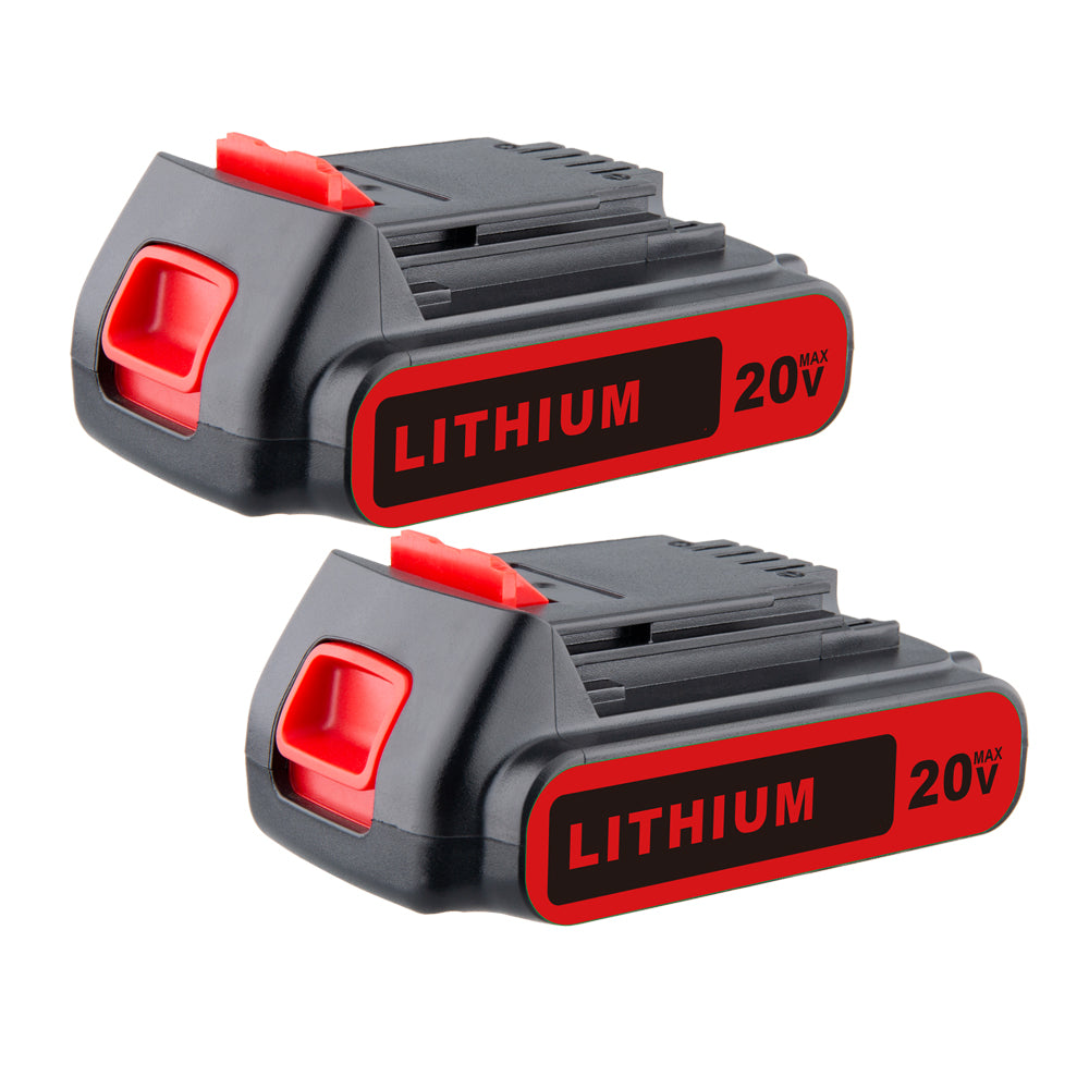 2 Pack For Black and Decker 20V Battery Replacement | LBXR20 3.8Ah Li-ion Battery | clearance