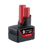 2 Pack 12V 9.0Ah For Milwaukee M12 Li-ion Replacement Battery | clearance - Triple-Batteries