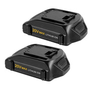 For Worx 20V MAX Battery Replacement | WA3520 3.0Ah Li-ion Battery 2 Pack - Triple-Batteries