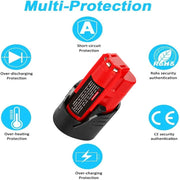 For Milwaukee Battery Charger | M12 Charger Replacement | 12V Rapid Charger - Triple-Batteries