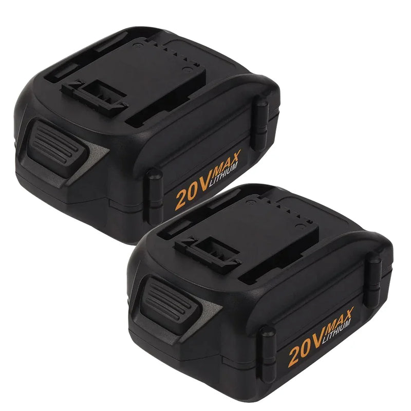 For Worx 20V Max Battery Replacement | WA3520 5.0Ah Li-ion Battery 2 Pack - Triple-Batteries
