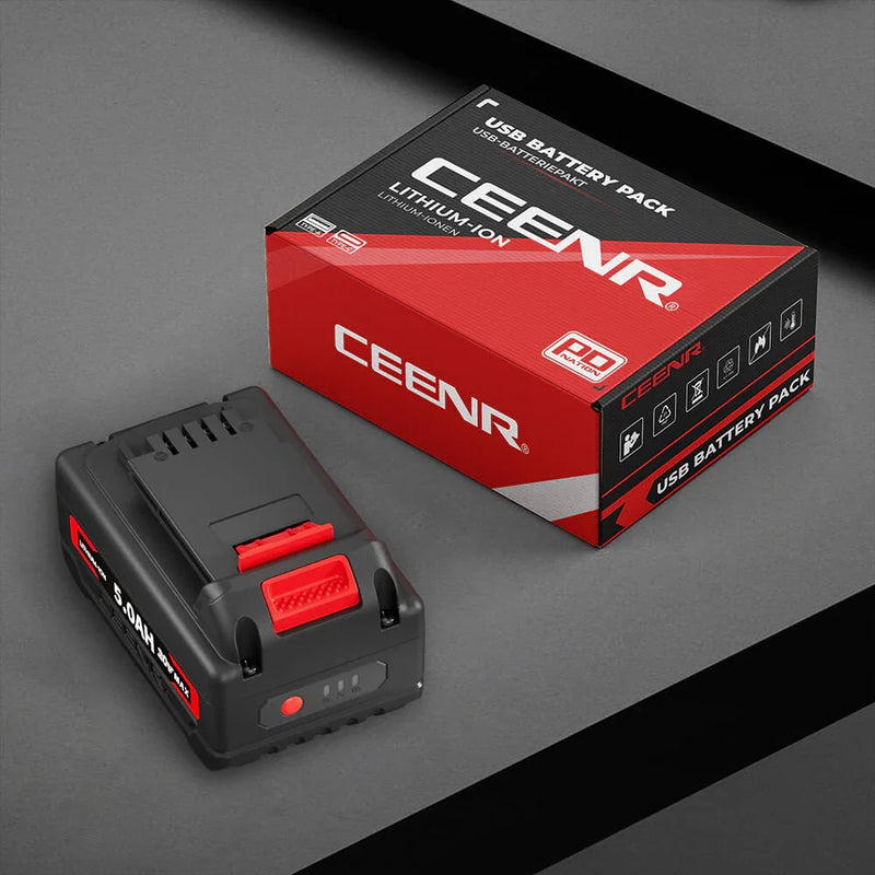 Ceenr 5.0Ah Battery For Black and Decker 18V(20V Max) 2 Pack | Replacement Model LBXR20 - Triple-Batteries