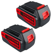 2 Pack For Black and Decker LB2X4020 20V 6.0Ah Battery | LBXR20-OPE LBXR20 LBX20 Lithium Battery | clearance - Triple-Batteries