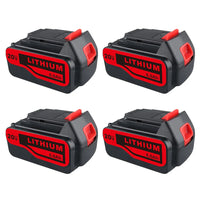 4 Pack For Black and Decker LB2X4020 20V 6.0Ah Battery | LBXR20-OPE LBXR20 LBX20 Lithium Battery | clearance - Triple-Batteries