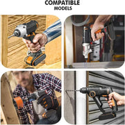 For Worx 20V Max Battery Replacement | WA3520 7.0Ah Li-ion Battery 4 Pack - Triple-Batteries