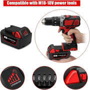 For Milwaukee M18 18V 5.5Ah XC Li-ion Battery Replacement | 6 Pack - Triple-Batteries