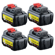 For Dewalt 12V Battery Replacement | DCB120 DCB123 DCB127 6.0Ah Li-ion Battery 4 Pack - Triple-Batteries