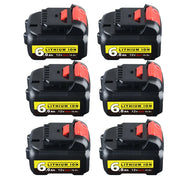 For Dewalt 12V Battery Replacement | DCB120 DCB123 DCB127 6.0Ah Li-ion Battery 6 Pack - Triple-Batteries