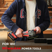 Ceenr 6.0Ah Battery For Milwaukee 18V 2 Pack | Replacement Model, with LG Battery Cell (INR18650HG2) - Triple-Batteries