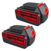 2 Pack For Black and Decker LB2X4020 20V 7.0Ah Battery | LBXR20-OPE LBXR20 LBX20 Lithium Battery | clearance - Triple-Batteries