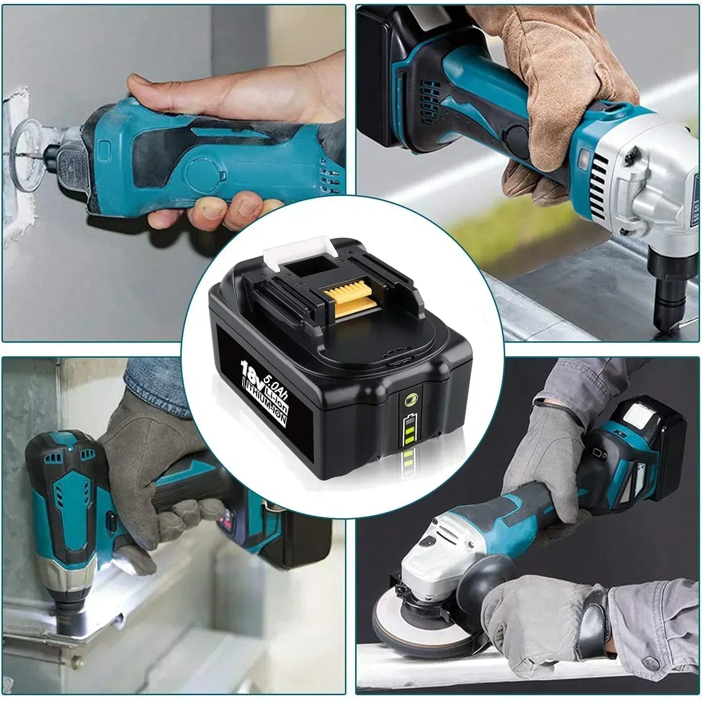 8 Pack For Makita 18V Battery Replacement | BL1850B 5.0Ah Li-ion 