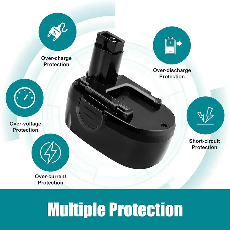 10 Pack For Worx WA3127 18V Battery Replacement | WG150 WG250 WG541 4.8Ah Ni-Mh battery - Triple-Batteries