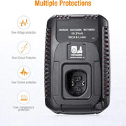 For C3 19.2V Craftsman Battery Charger | Lithium-ion & Ni-Cd Charger - Triple-Batteries