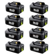 8 Pack For Makita 18V Battery Replacement | BL1850B 5.0Ah Li-ion Battery With LED Indicator I BL1840 BL1850 BL1830 | clearance - Triple-Batteries