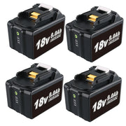 4 Pack BL1890B 18V 9.0Ah Replacement Battery Compatible With Makita | BL1860 BL1850 BL1840 BL1890 LXT Li-ion Battery - Triple-Batteries