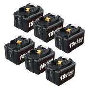 For Makita 18V 9000mAh Replacement Battery | BL1830B BL1860B BL1890B LXT Li-ion Batteries 6 Pack - Triple-Batteries