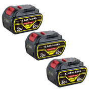For Dewalt DCB609 20V/60V MAX FLEXVOLT Li-Ion 12.0Ah Battery DCB609-2 DCB606 3PACK - Triple-Batteries