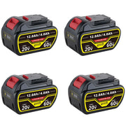 For Dewalt DCB609 20V/60V MAX FLEXVOLT Li-Ion 12.0Ah Battery DCB609-2 DCB606 4PACK - Triple-Batteries