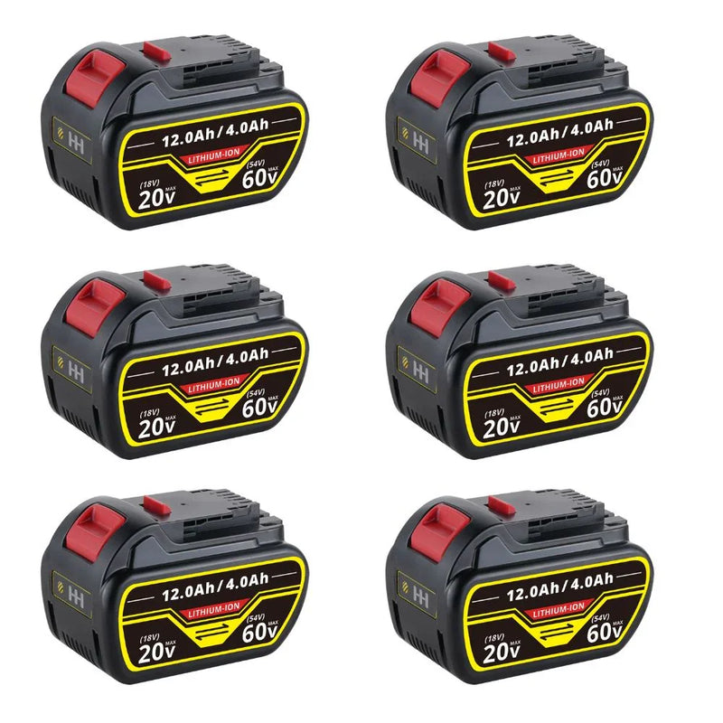 For Dewalt DCB609 20V/60V MAX FLEXVOLT Li-Ion 12.0Ah Battery DCB609-2 DCB606 6PACK - Triple-Batteries