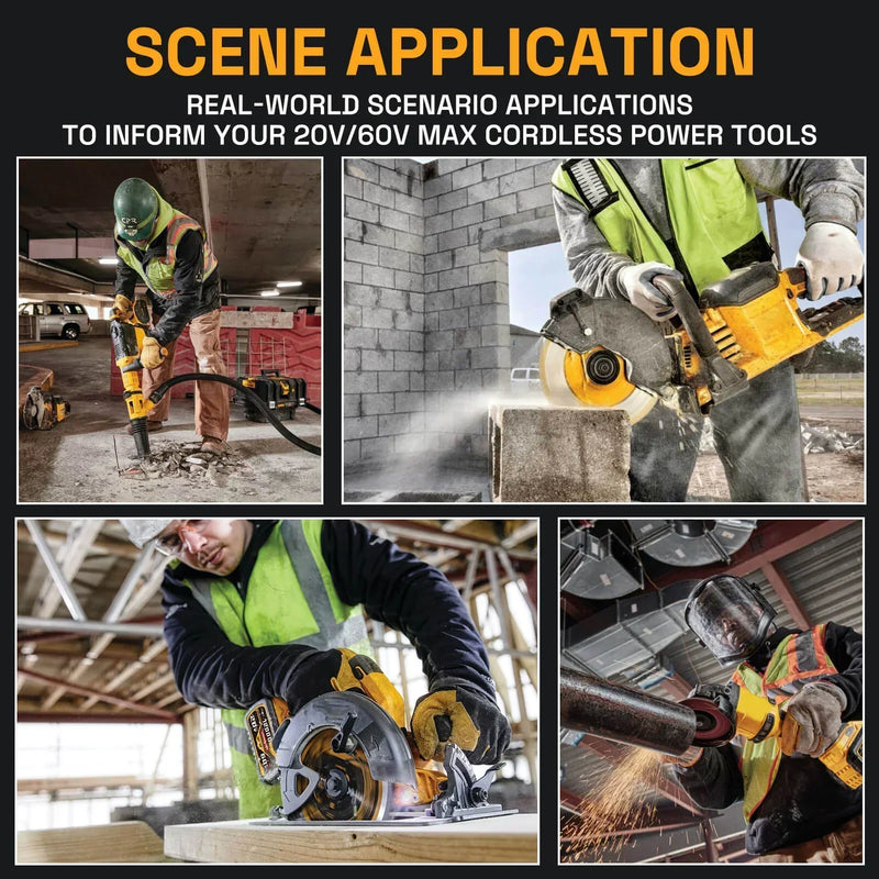 For Dewalt DCB609 20V/60V MAX FLEXVOLT Li-Ion 12.0Ah Battery DCB609-2 DCB606 6PACK - Triple-Batteries