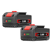 Ceenr 5.0Ah Battery For Bosch 18V 2 Pack | Replacement Model BAT610G - Triple-Batteries