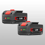 Ceenr 5.0Ah Battery For Bosch 18V 2 Pack | Replacement Model BAT610G - Triple-Batteries