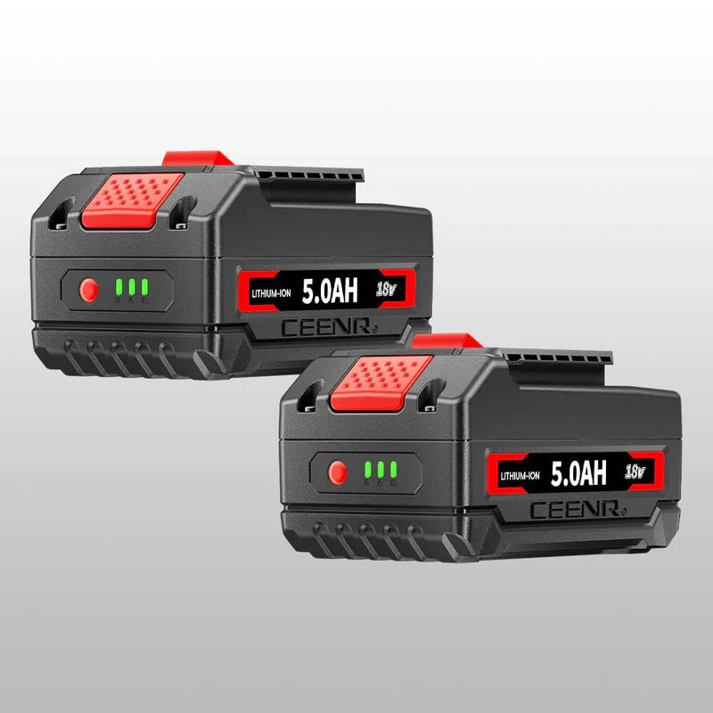 Ceenr 5.0Ah Battery For Bosch 18V 2 Pack | Replacement Model BAT610G - Triple-Batteries