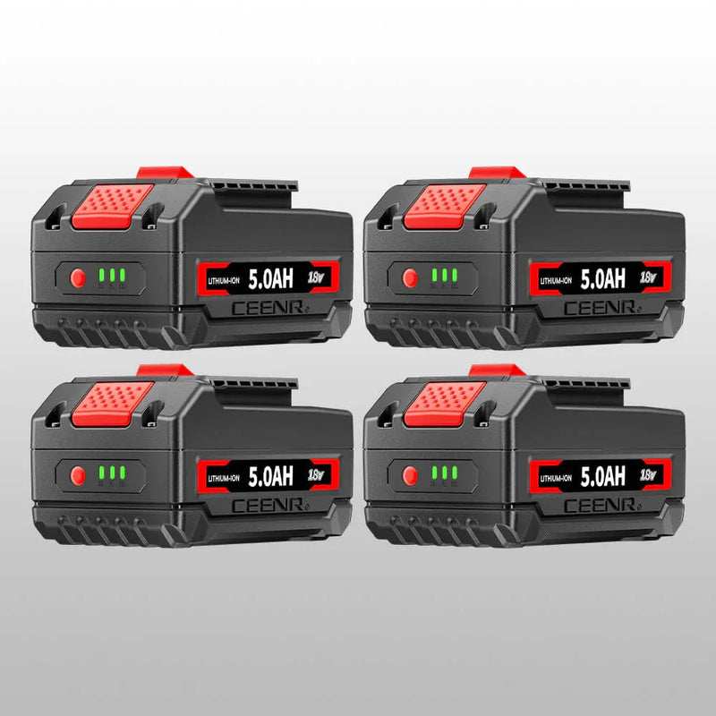 Ceenr 5.0Ah Battery For Bosch 18V 4 Pack | Replacement Model BAT610G - Triple-Batteries