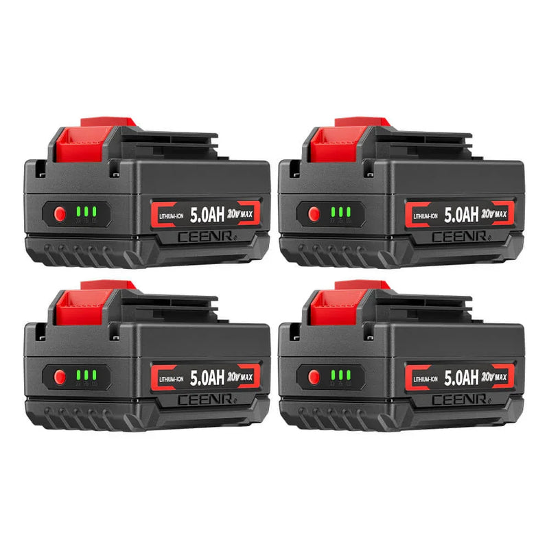 Ceenr 5.0Ah Battery For Porter Cable 20V Max 4 Pack | Replacement Model PCC685 - Triple-Batteries