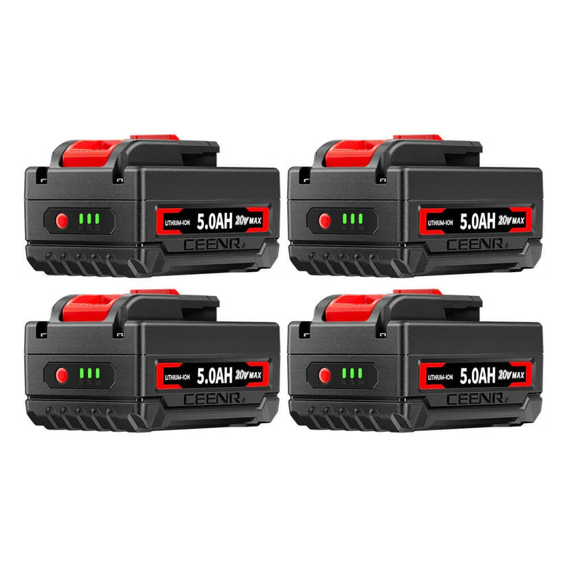 Ceenr 5.0Ah Battery For Worx 20V Max 4 Pack | Model WA3551 - Triple-Batteries