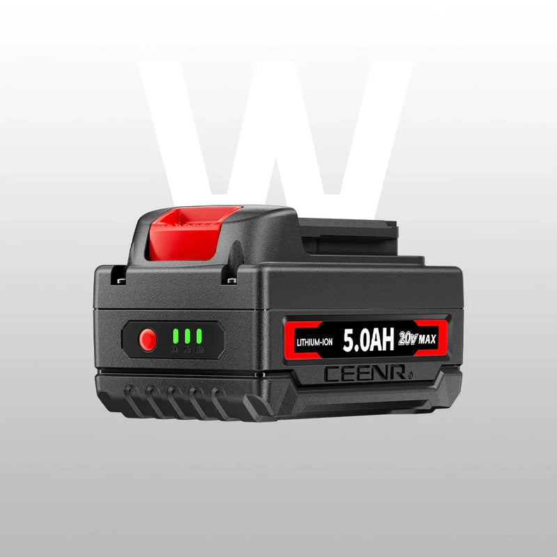 Ceenr 5.0Ah Battery For Worx 20V Max | Model WA3551 - Triple-Batteries