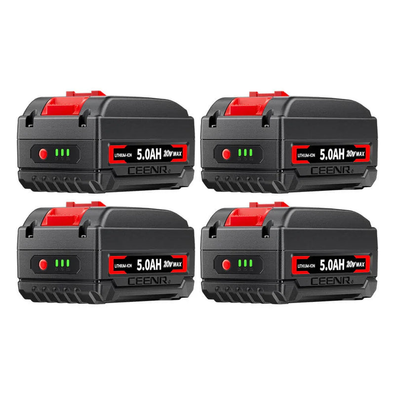 Ceenr 5.0Ah Battery For Worx 20V Max 4 Pack | Model WA3520 - Triple-Batteries