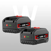 Ceenr 8.0Ah Battery For Worx 20V Max 2 Pack | Model WA3520, with Lishen 21700 Battery Cell (LR2170LA) - Triple-Batteries