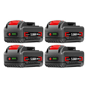 Ceenr 5.0Ah Battery for DeWalt 18V(20V Max) 4 Pack | Replacement Model DCB200 - Triple-Batteries