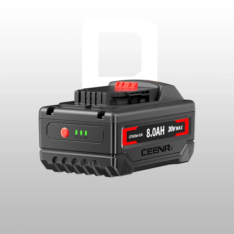 Ceenr 8.0Ah Battery For DeWalt 18V(20V Max) | Replacement Model DCB200, with Lishen 21700 Battery Cell (LR2170LA) - Triple-Batteries