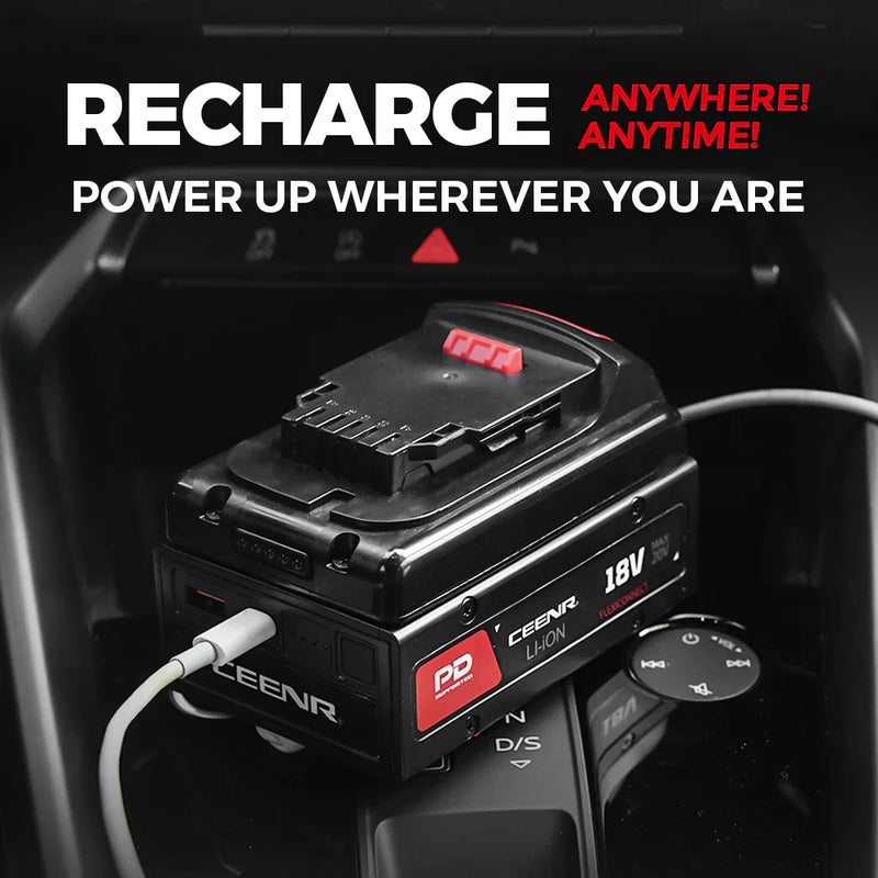 Ceenr® 4.0Ah PDnation Battery For Porter Cable 20V Power Tools - Triple-Batteries