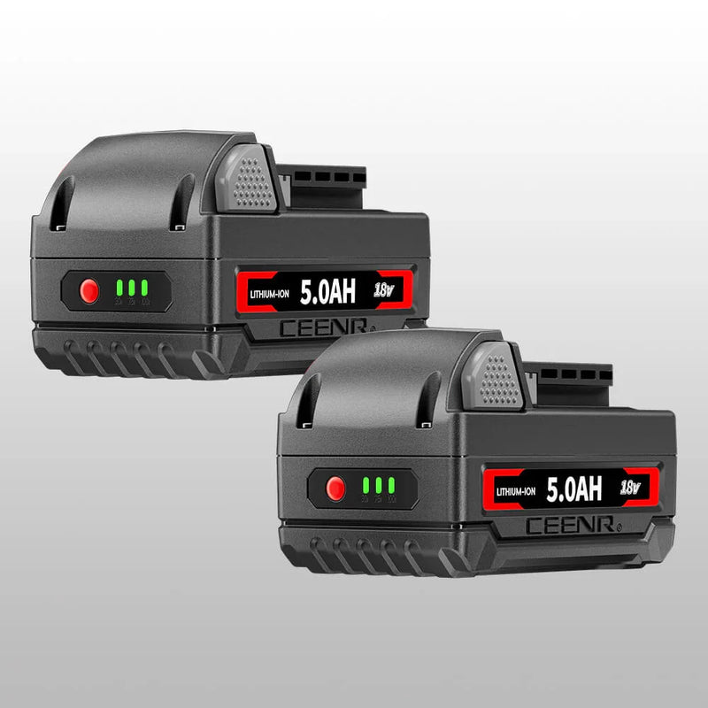 Ceenr 5.0Ah Battery For Milwaukee 18V 2 Pack | Replacement Model - Triple-Batteries