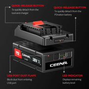 Ceenr® 4.0Ah PDnation Battery For Bosch 18V Power Tools - Triple-Batteries