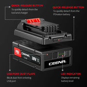Ceenr® 4.0Ah PDnation Battery For Black and Decker 20V Max - Triple-Batteries