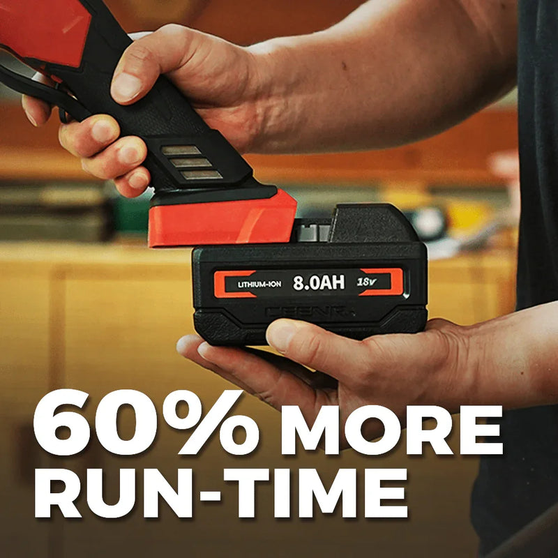 Ceenr 8.0Ah Battery For Milwaukee 18V | Replacement Model M 18, with Lishen 21700 Battery Cell (LR2170LA) - Triple-Batteries