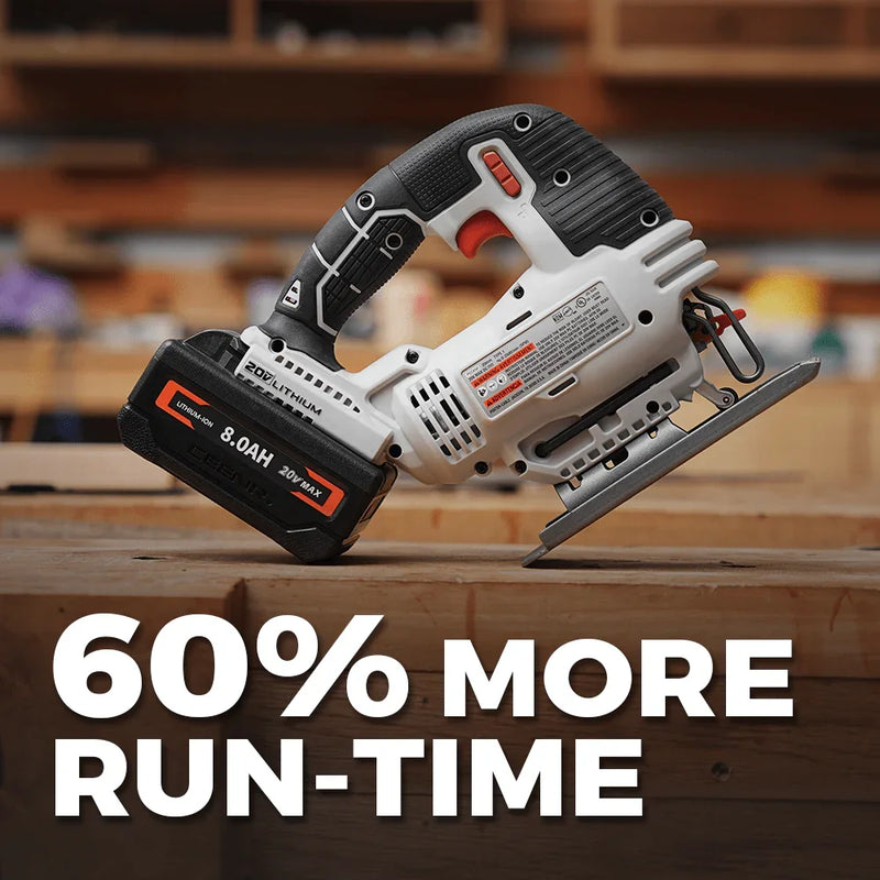 Ceenr 8.0Ah Battery For Porter Cable 20V Max 2 Pack | Replacement Model PCC685, with Lishen 21700 Battery Cell (LR2170LA) - Triple-Batteries