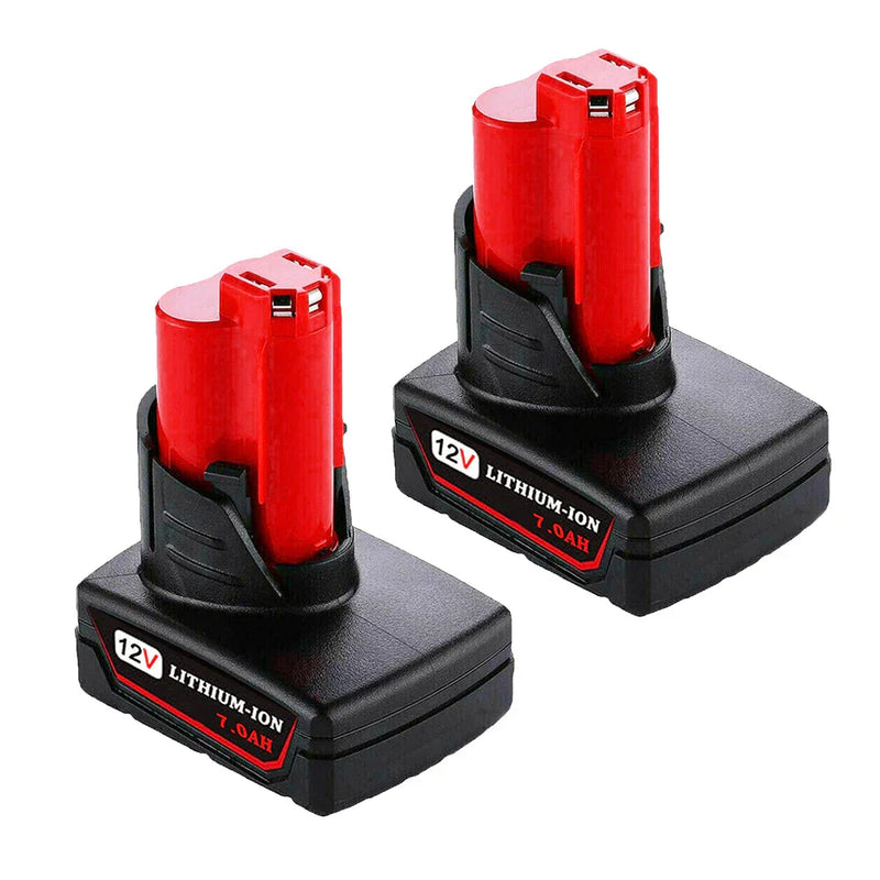 For Milwaukee M12 7.0A Replacement Li-ion Battery 2 Pack | clearance - Triple-Batteries